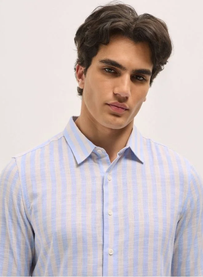 THE BEAR HOUSE  Men's Shirt for Casual and Formal Wear | Classic Button-Down Style for Office, Daily Use, Travel, Events & All-Season Outfits | Versatile & Stylish Wardrobe Essential for Every Occasion for Men | Best Price UAE