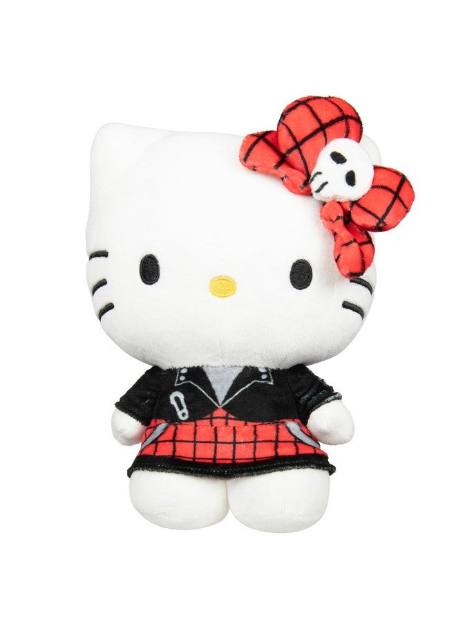 Hello Kitty and Friends Series 2, Hello Kitty Red Punks Plush - Officially Licensed Sanrio Product from Jazwares - Ages 6+ - Image 1