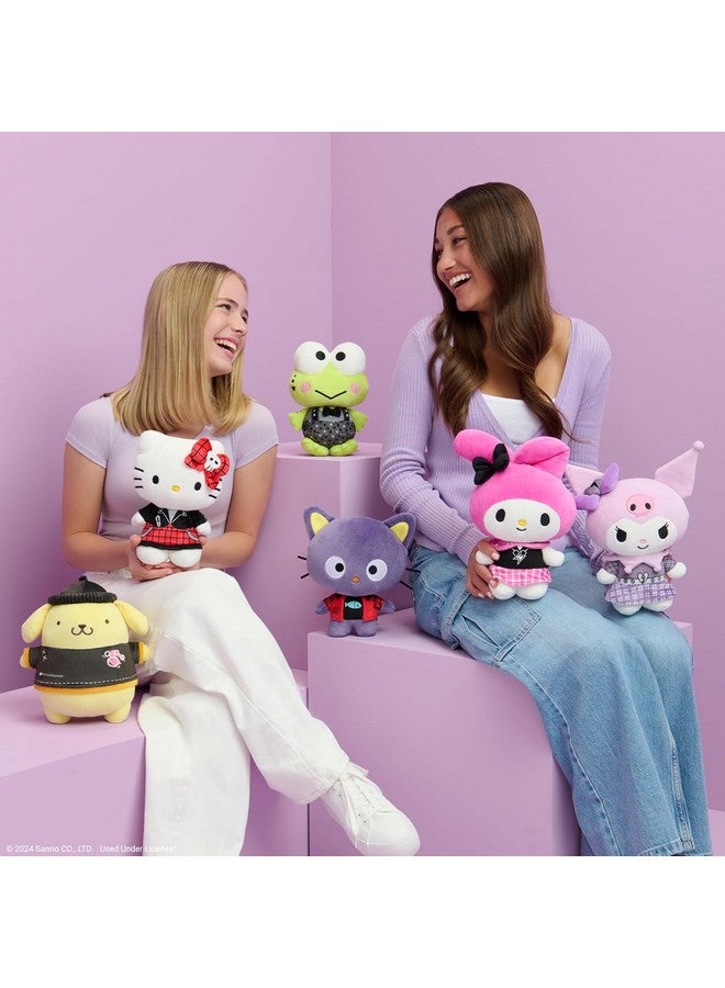 Hello Kitty and Friends Series 2, Hello Kitty Red Punks Plush - Officially Licensed Sanrio Product from Jazwares - Ages 6+ - Image 4