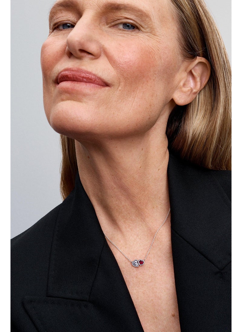 PANDORA Hearts Sterling Silver Collier Necklace - Image 3