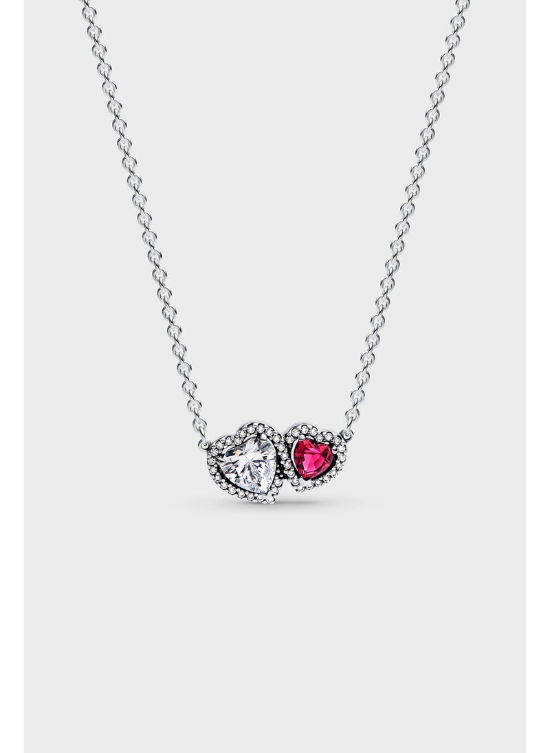 PANDORA Hearts Sterling Silver Collier Necklace  - Image 2