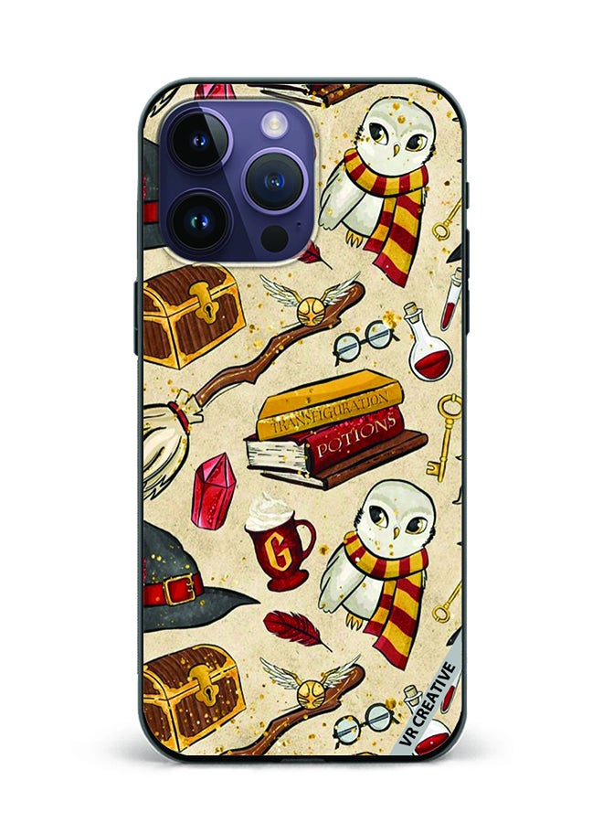 Protective Case Cover For Apple iPhone 16 Pro Max Harry Potter Design Multicolour