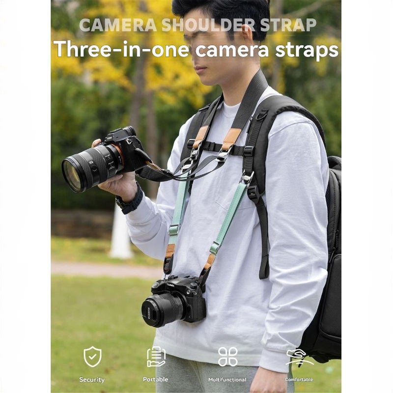 Cwatcun D169 Camera Shoulder Strap 3-in-1 Wrist Strap Shoulder Strap Camera Strap Multifunctional Camera Accessories - Image 3
