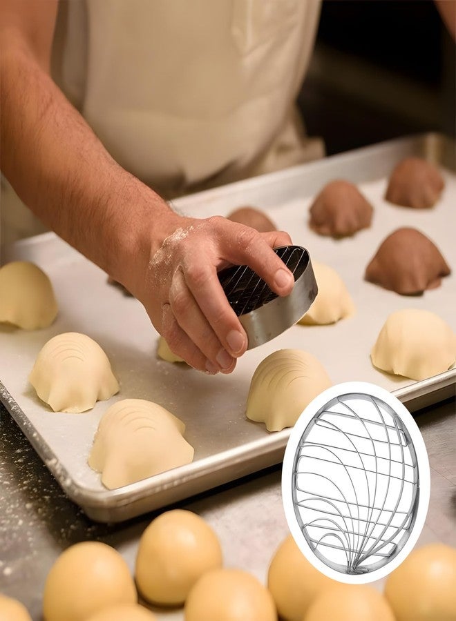 Qiyuda Concha Cutter Bread Mold 4.1in and 5Pcs Pig Cookie Cutter Mexican, Molde Para Conchas de Pan Mexicano - Image 5