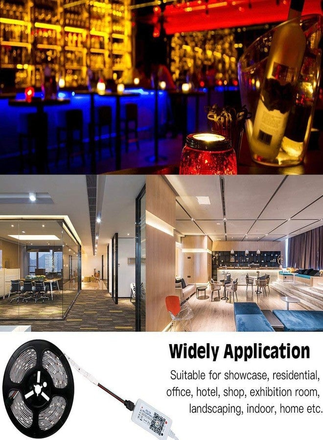 protium Bluetooth RGB Light Strip Kit with controller and supply, work with mobile App (12V, 30L/m (5-Meter Kit) PRSS030P20 - Image 4