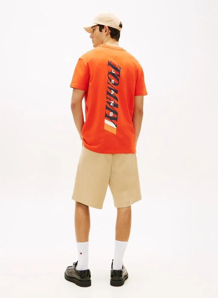 TOMMY JEANS Vintage Back Logo Jersey T-Shirt