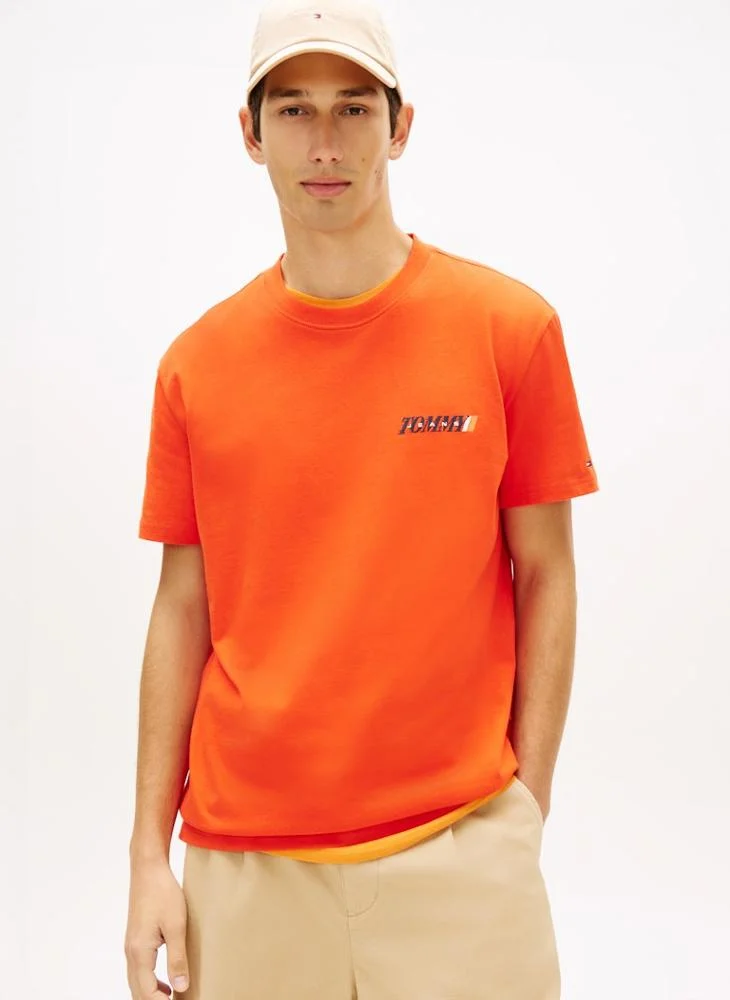 TOMMY JEANS  Vintage Back Logo Jersey T-Shirt for Men | Best Price UAE