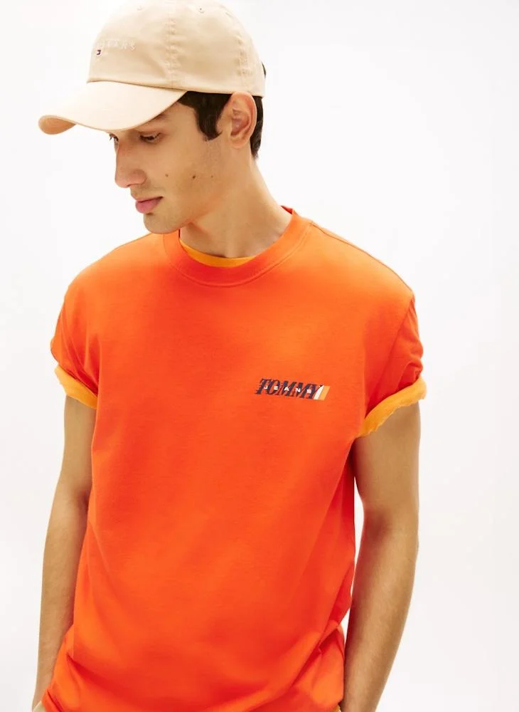 TOMMY JEANS Vintage Back Logo Jersey T-Shirt