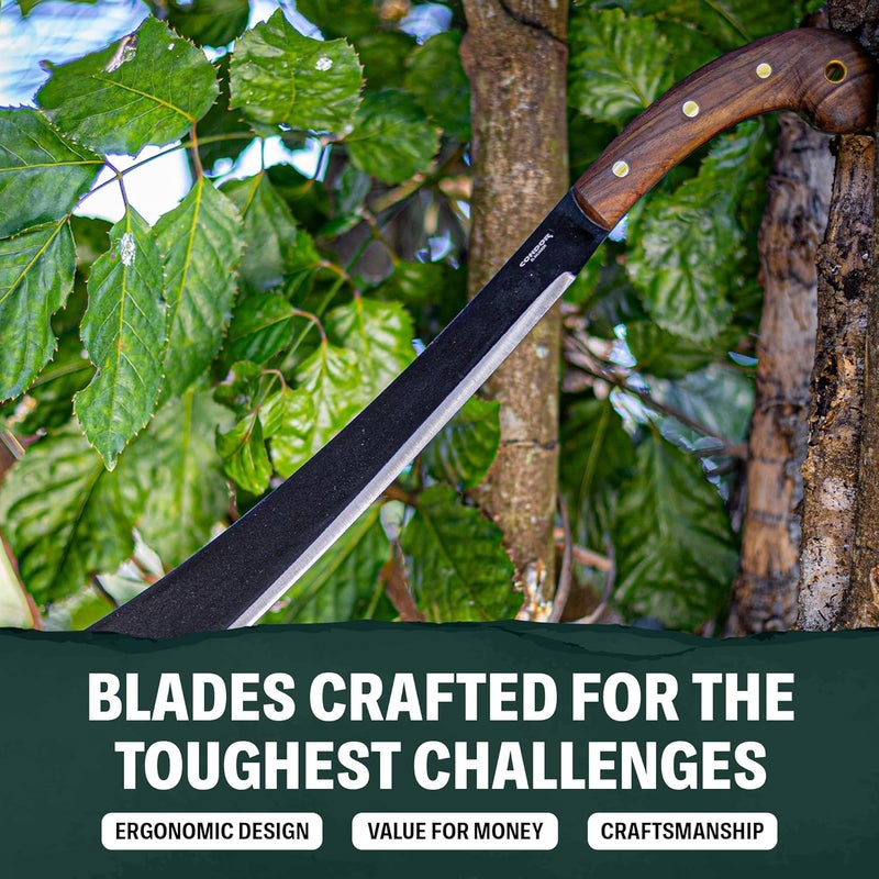 Condor Tool & Knife Survival Machete with Walnut Handle - Image 5