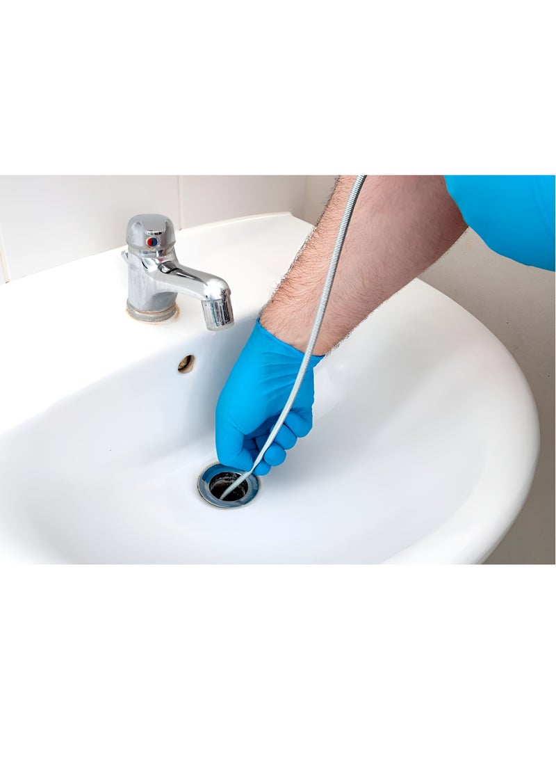 ABBASALI Drainage spring 5 meter and Rubber Gloves for cleaning  - Image 2