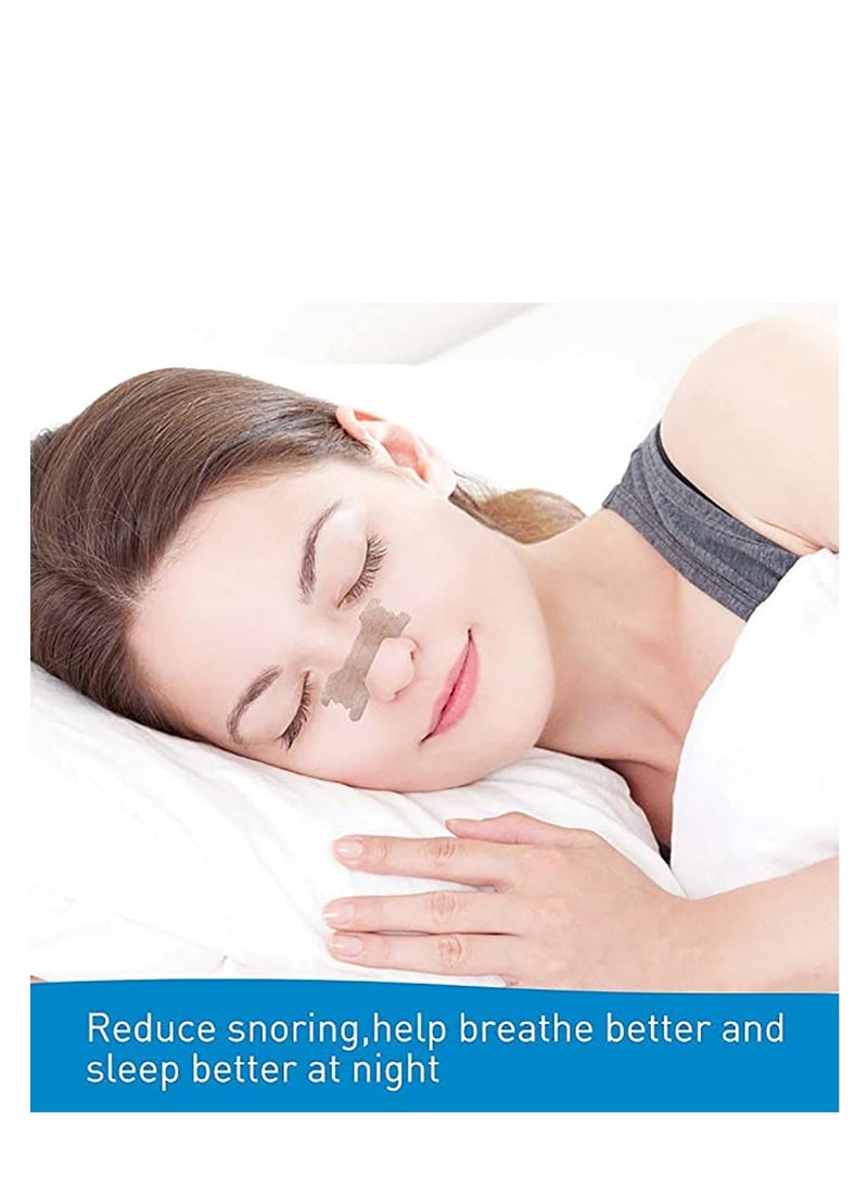 SYOSI - Nasal Strips 50 PCS Count Better Breath Nasal Strips, Good Sleeping Nasal Pads, Anti Snoring Patch Large to Breathe Right Best Way to Stop Snoring Olefu Nasal Strips for Better Breath - Image 1