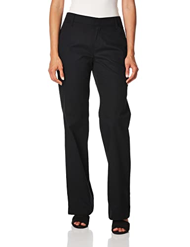 Dickies Womens Relaxed Straight Stretch Twill Pant, Black, 14 Regular - Image 5