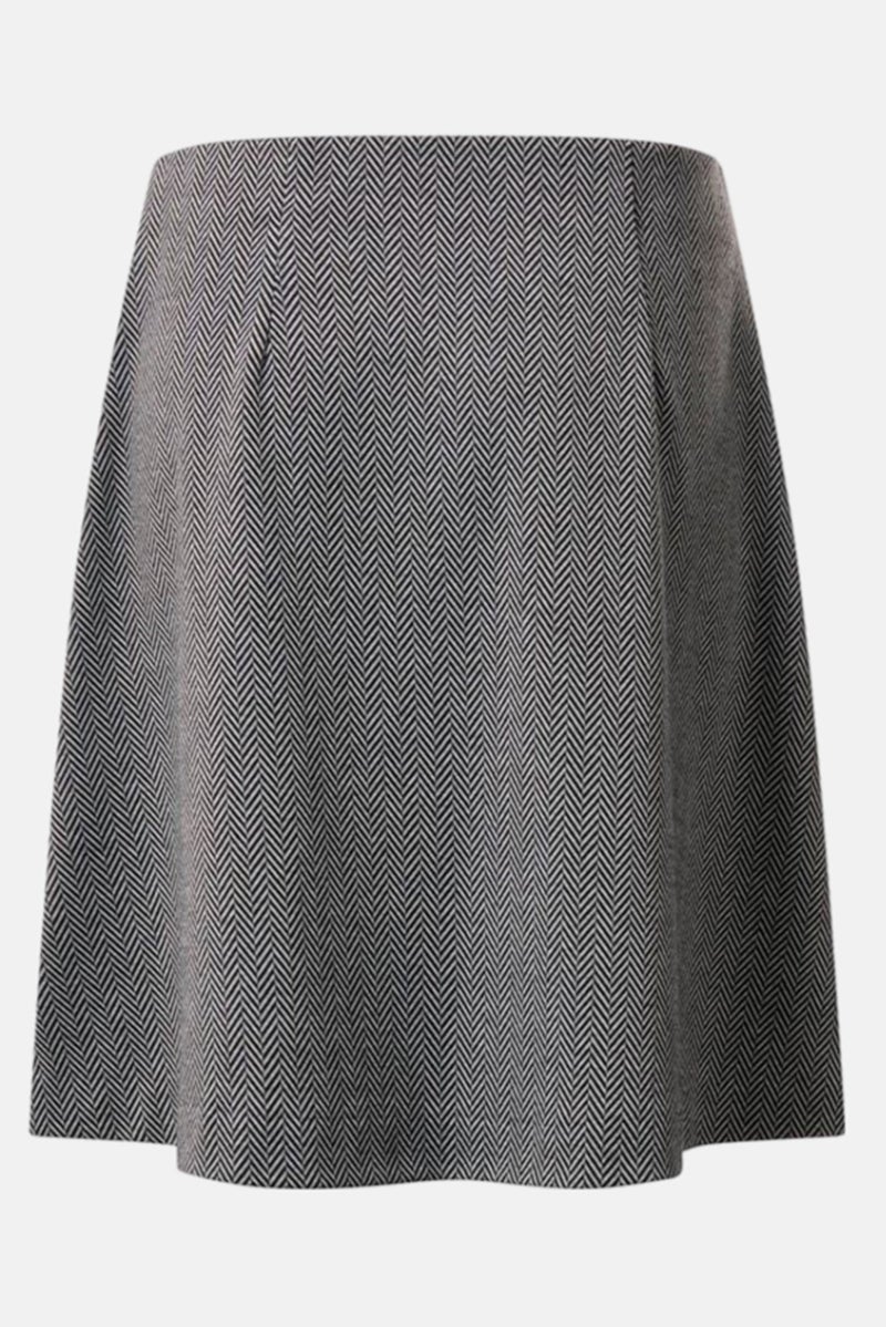 Tchibo Women Herringbone Mini Skirt, Black - Image 3
