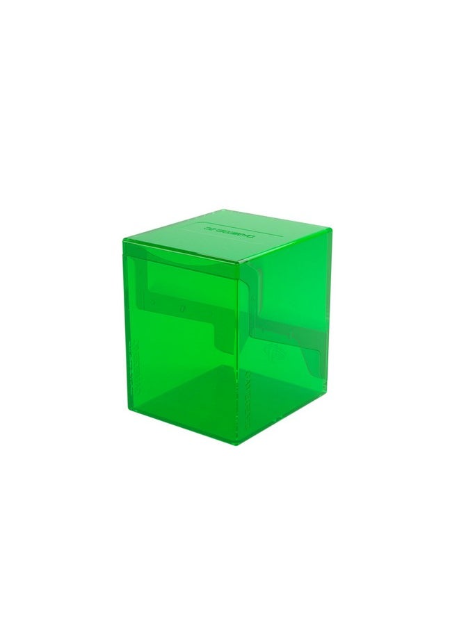 Gamegenic Gamegenic Bastion 100+ XL Deck Box - Compact, Secure, and Perfectly Organized for Your Trading Cards! Safely Protects 100+ Double-Sleeved Cards, Green Color, Made  - Image 1