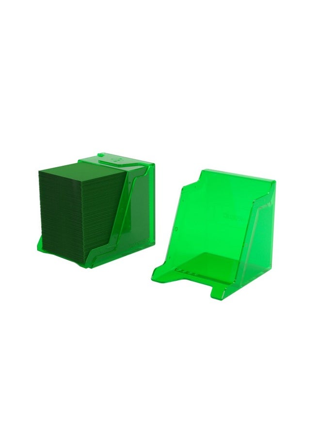 Gamegenic Gamegenic Bastion 100+ XL Deck Box - Compact, Secure, and Perfectly Organized for Your Trading Cards! Safely Protects 100+ Double-Sleeved Cards, Green Color, Made  - Image 3