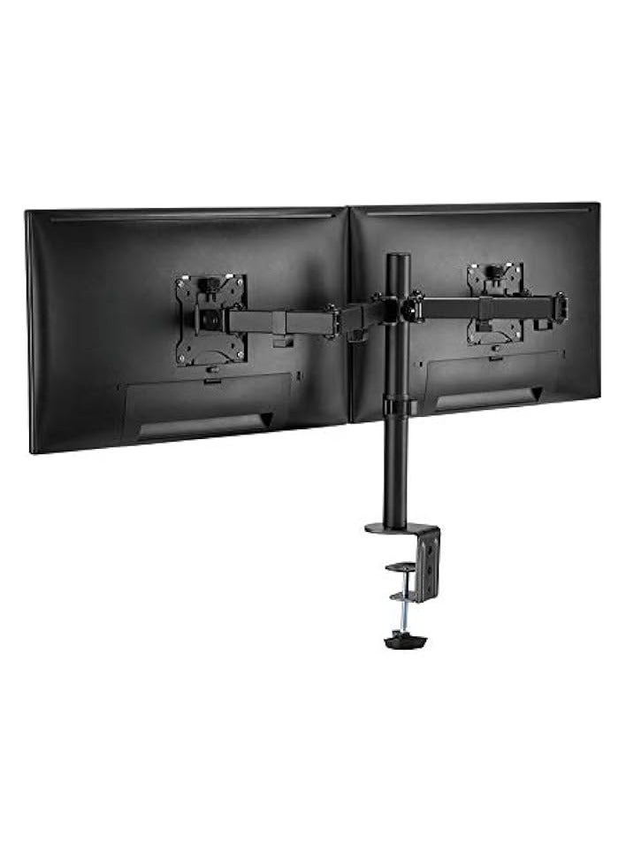 Green Tiger Dual Monitor Stand for 17-32 inch VESA 75x75/100x100 Screens, Height Adjustable Monitor Arm with 2 Installation methods - Image 2