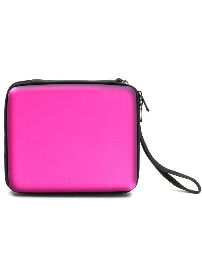 ADVcer 2DS Case, EVA Waterproof Hard Shield Protective Carrying Case with Hand Wrist Strap and Double Zipper Compatible with Nintendo 2DS (Fuchsia) - Image 5