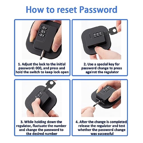Gozaqe Refrigerator Lock,Baby Safty Lock Drawer Lock,Cabinet Lock,Window Door Restrictor Cable For Baby&Pet (Black)|1 Count - Image 2