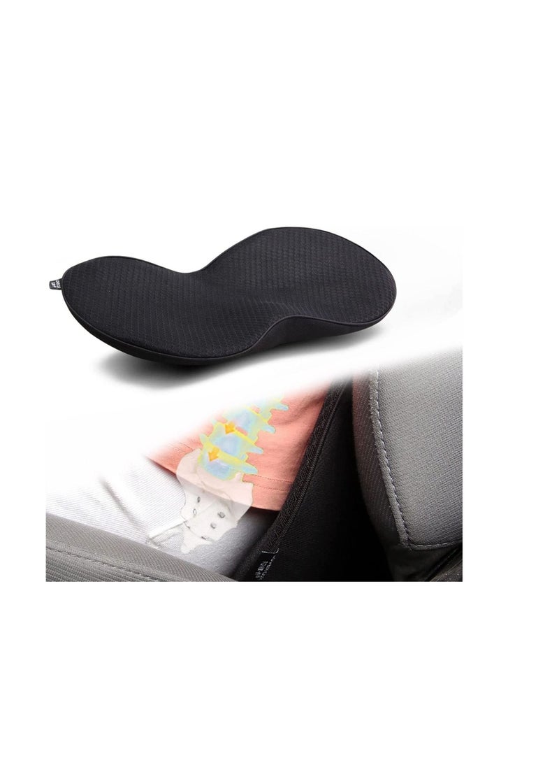 SYOSI Car Seat Cushion, Memory Foam Car Seat Pad, Sciatica, and Lower Back Pain Relief, Car Seat Cushions for Driving, Road Trip Essentials for Drivers Car Interior Accessories Black - Image 1