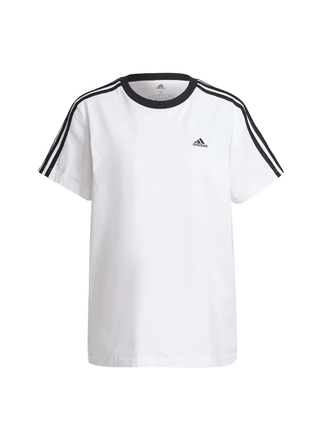اديداس adidas W 3S Bf T White Training T-Shirts 2XSS