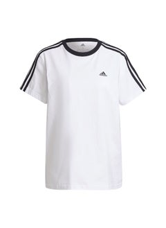Adidas adidas W 3S Bf T White Training T-Shirts 2XSS  - Image 2