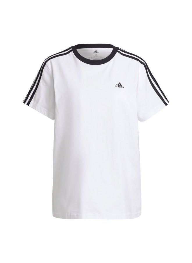 Adidas adidas W 3S Bf T White Training T-Shirts 2XSS  - Image 2