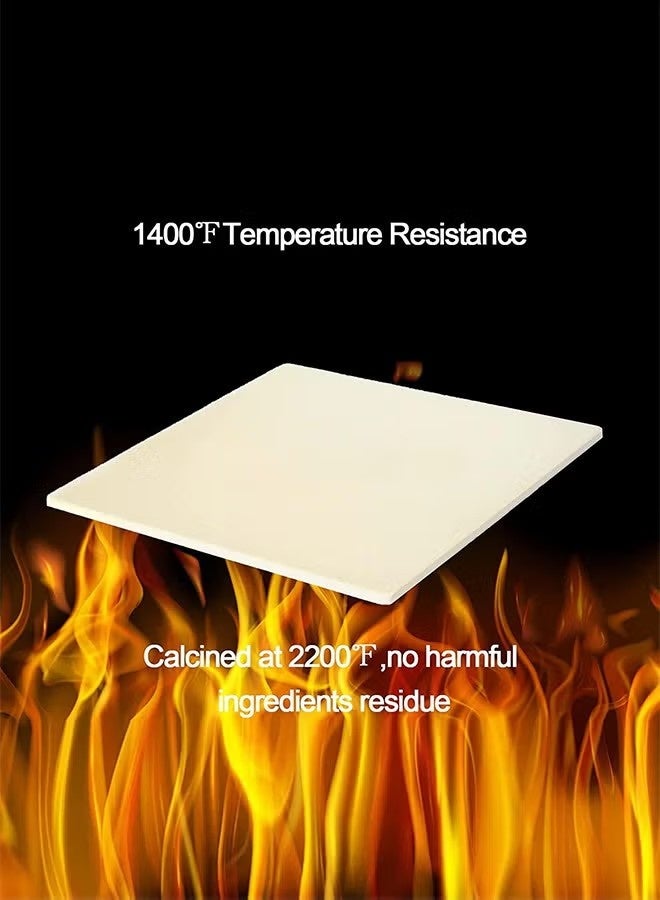 GMORO Pizza Stone for Oven and Grill Thick Cooking Stone Durable and Safe Baking Stone for Pizza Bread Pie BBQ - Image 5