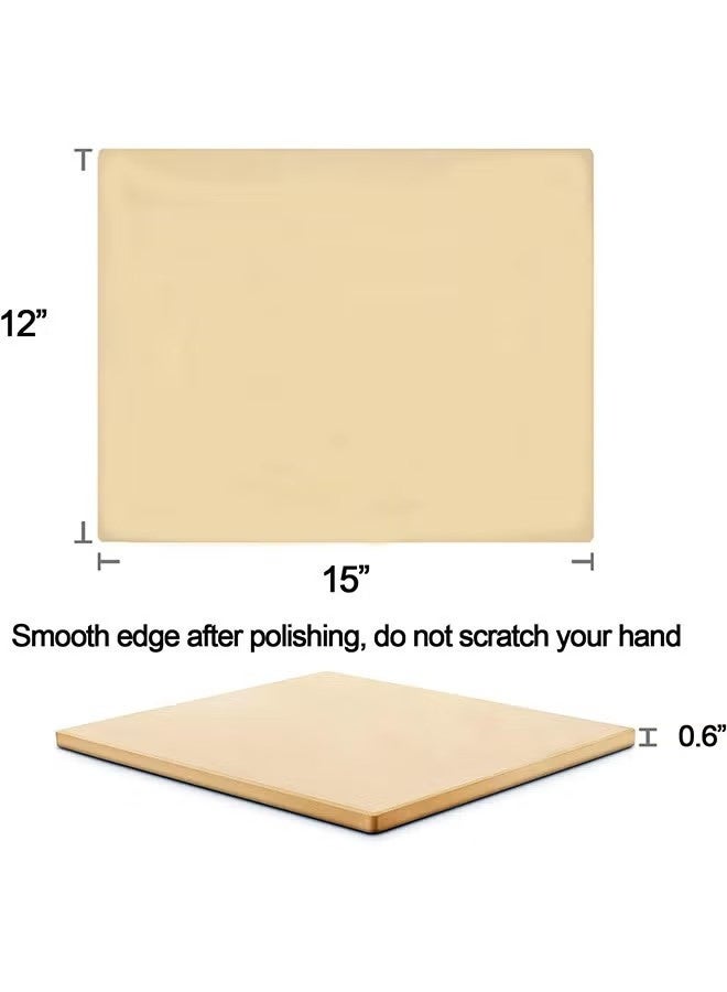 GMORO Pizza Stone for Oven and Grill Thick Cooking Stone Durable and Safe Baking Stone for Pizza Bread Pie BBQ - Image 4