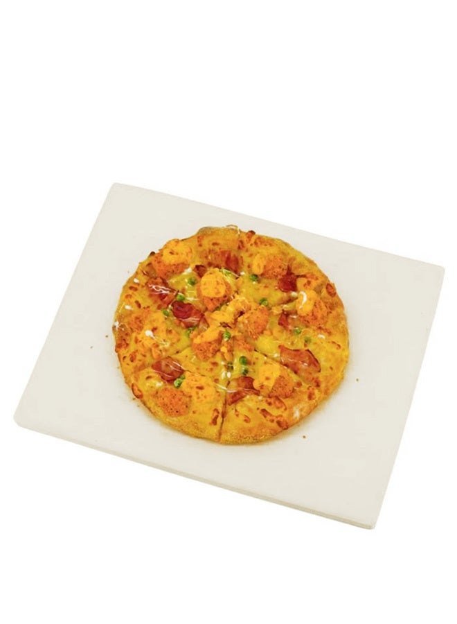 GMORO Pizza Stone for Oven and Grill Thick Cooking Stone Durable and Safe Baking Stone for Pizza Bread Pie BBQ - Image 1