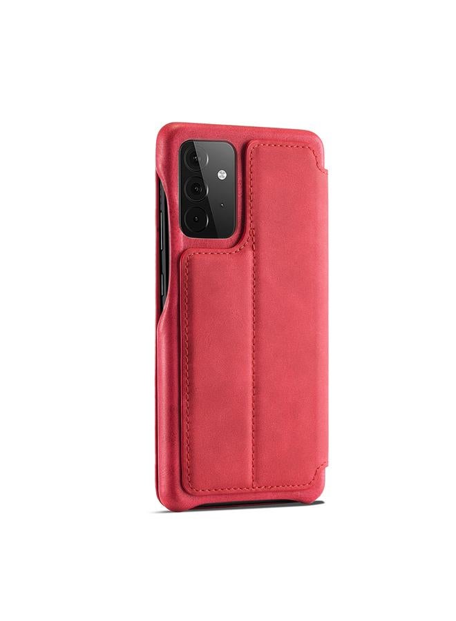 LC.IMEEKE Case For Samsung Galaxy A52 5G / 4G Hon Ancient Series Horizontal Flip Leather Case with Holder & Card Slot - Image 3