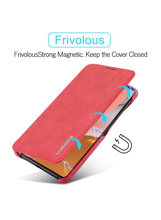 LC.IMEEKE Case For Samsung Galaxy A52 5G / 4G Hon Ancient Series Horizontal Flip Leather Case with Holder & Card Slot - Image 5