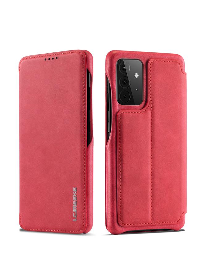 LC.IMEEKE Case For Samsung Galaxy A52 5G / 4G Hon Ancient Series Horizontal Flip Leather Case with Holder & Card Slot - Image 1