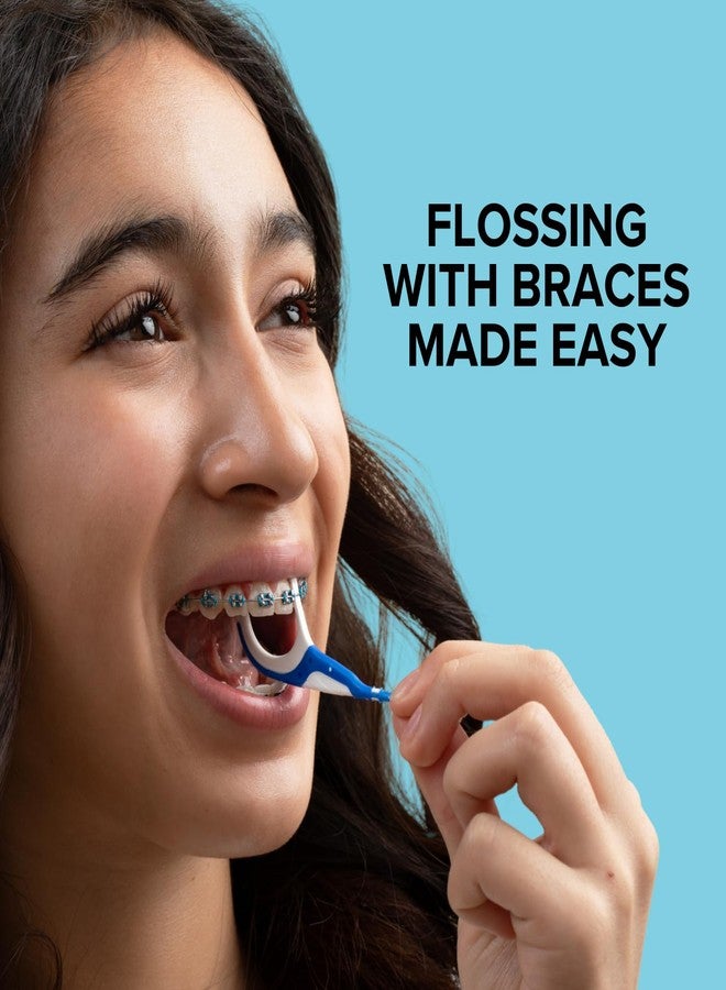 Orvance Dentemp Braces Flosser - Designed for Braces for an Easy & Effective Clean, Ultra Strong Floss - 40 Count (Pack of 3 - (Packaging May Vary - Image 4