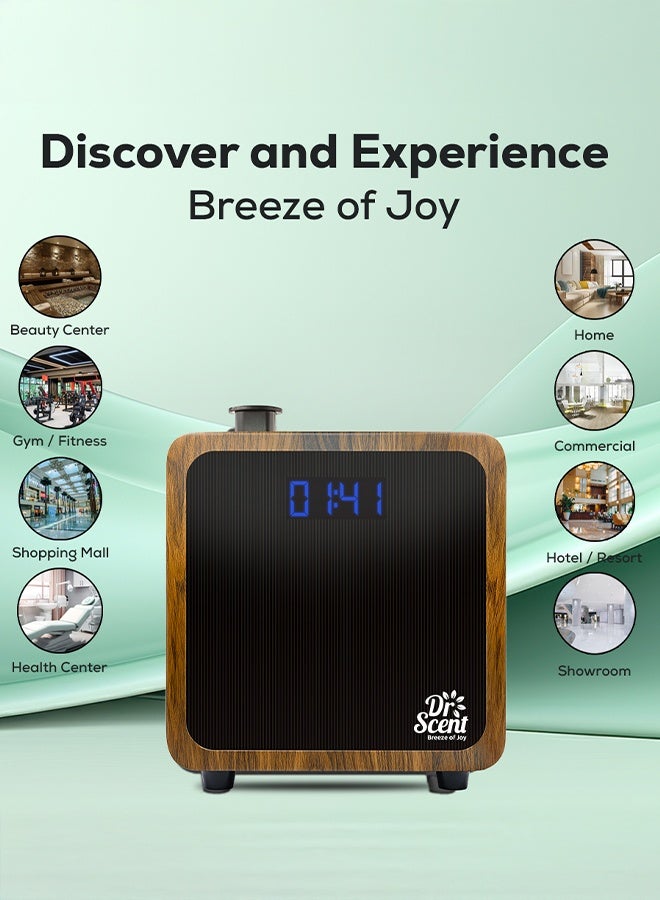 DR Scent Breeze of Joy Essential Oil Diffuser Fragrance Machine Small (Wood) - Image 5