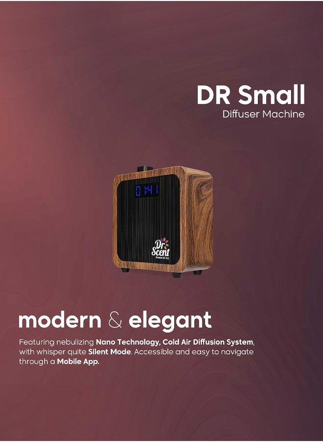 Dr Scent DR Scent Breeze of Joy Essential Oil Diffuser Fragrance Machine Small (Wood)  - Image 2