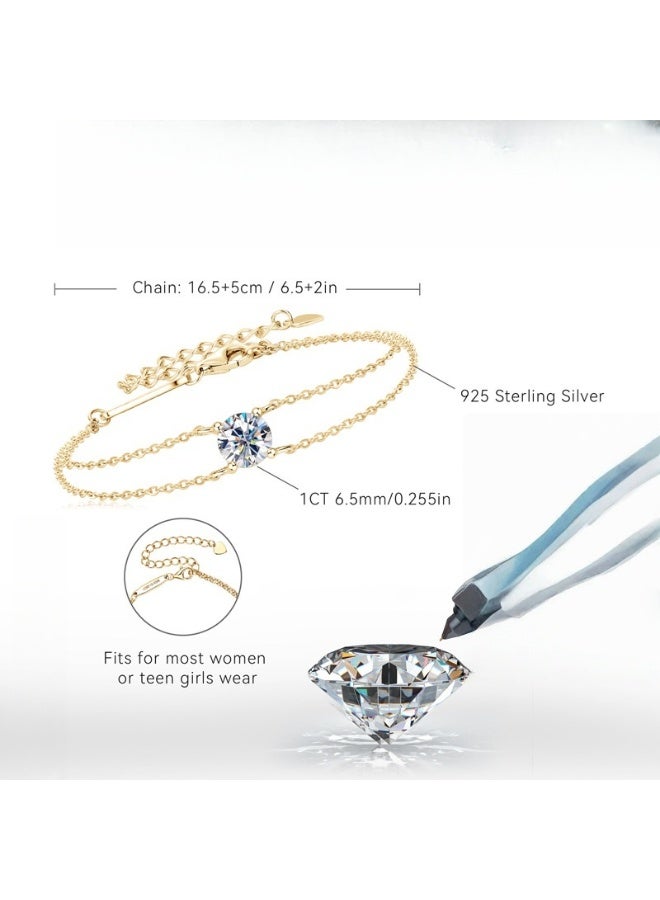 KUYING Mosang Stone Light Luxury High End Versatile Bracelet