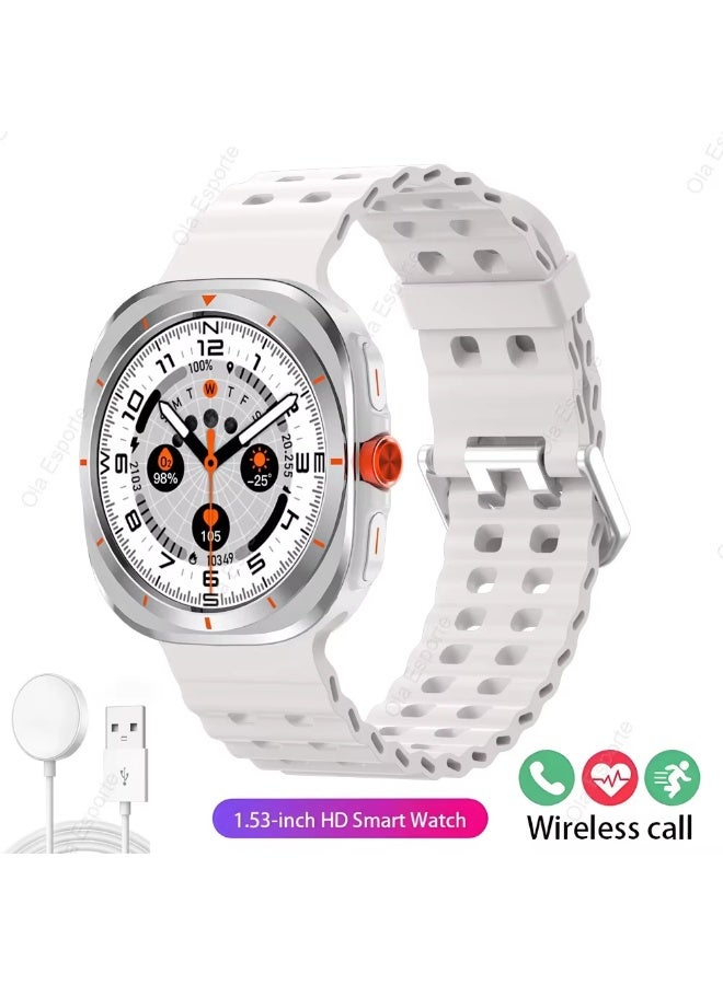 Smart Watch IP68 Waterproof Fitness Bluetooth Call Compass Talk Heart Rate Health Monitoring Smartwatch for Men Women - Image 1