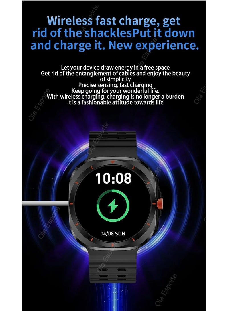 Smart Watch IP68 Waterproof Fitness Bluetooth Call Compass Talk Heart Rate Health Monitoring Smartwatch for Men Women - Image 5