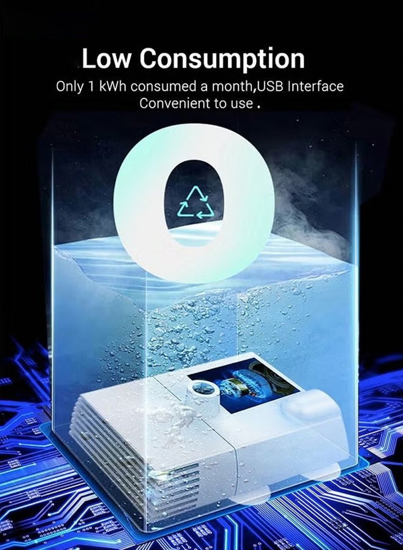 Dougez Cat Water Fountain with Filter Automatic Water Storage,Automatic Cycle Intelligent Cat and Dog Water Dispenser,Kitten Water Dispenser, Pet Supplies,Water Dispenser with 2 Flow Modes for Cats Dogs - Image 4