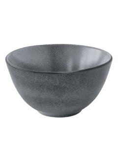 Easy Life Essential Round Shaped Easy Cleaning Ceramic Salad Bowl Dark Grey 20.5 cm R2108#ESDG 