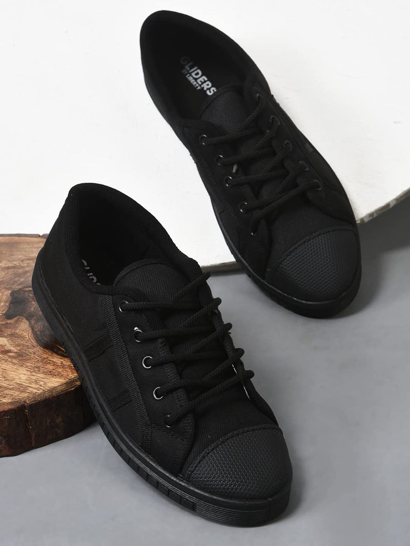 Liberty Kids Tennis-E Black School Shoes - 8 UK - Image 4