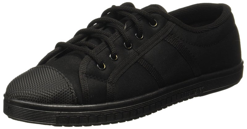 Liberty Kids Tennis-E Black School Shoes - 8 UK - Image 1