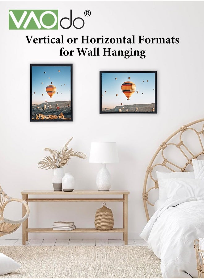 VAOdo 3PCS Rectangular Picture Frame Set for Wall with Gasket Display Wall Photo Frame Desktop Photo Frame 40*60CM  - Image 2