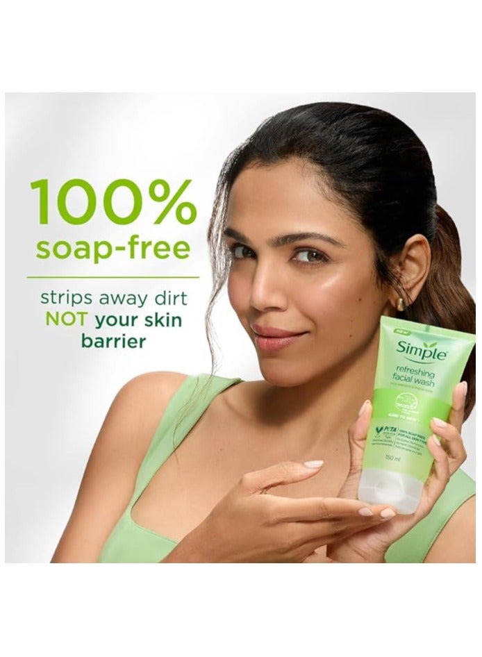 Simple Refreshing Facial Wash 150ML - Image 2