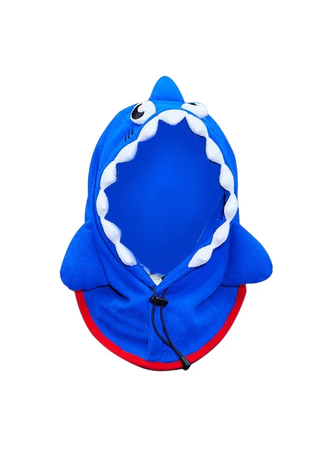 LITTLE SURPRISE BOX Shark Penguin theme Fleece Winter Cap covering MouthNeck and Head for Minus degree Temperature5 yrs and above