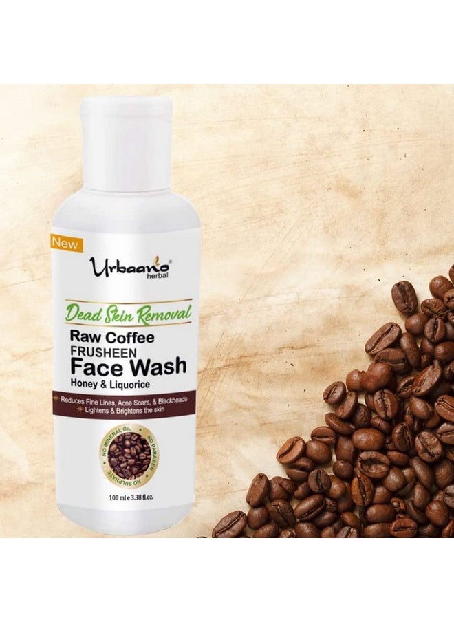 Frusheen Coffee Dead Skin Removal, Oil Control Face Wash For Fresh & Glowing Skin Honey & Liquorice For Men & Women - 100Ml (Sles, Sulphate & Paraben Free) - pzsku/Z63582F3081E2D8A51073Z/45/_/1735817059/d7339889-77dc-42b5-89fc-f4645f4da260