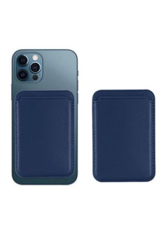 HEXABEX Magsafe Card Holder, Mag Wallet, Premium Leather Wallet with Magsafe for iPhone Magnetic Card Holder Blue  - Image 2