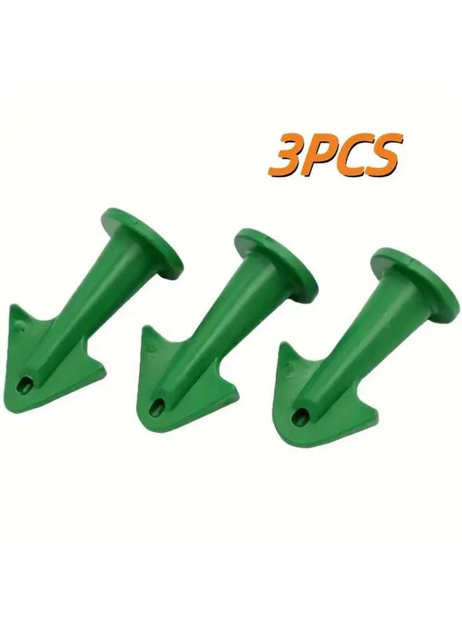3pcs Silicone Sealant Nozzle Applicator Easy Clean Durable Caulking Tool For Floor And Tile Joints - Image 1
