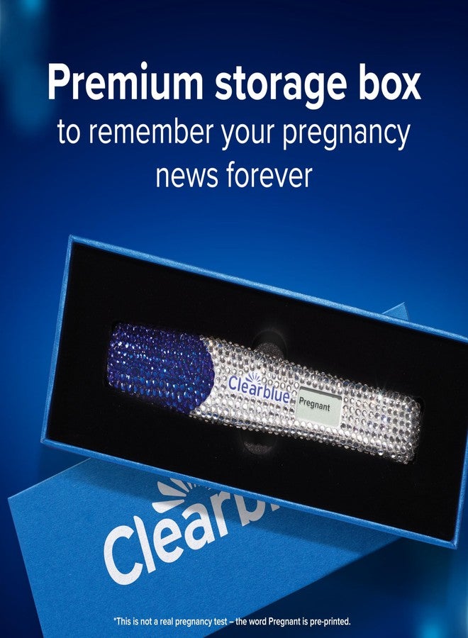 Clearblue Bedazzled Pregnancy Announcement Keepsake Stick 1ct; Unique and Memorable Reminder for Sharing Special Moments on Social Media - Image 5
