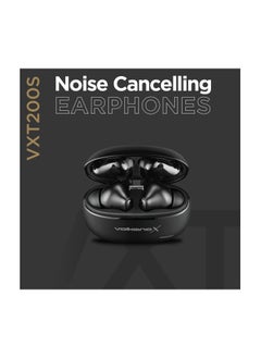 Volkano Volkano X VXT200S True Wireless Earphones with Active Noise Cancelling, Black  - Image 1